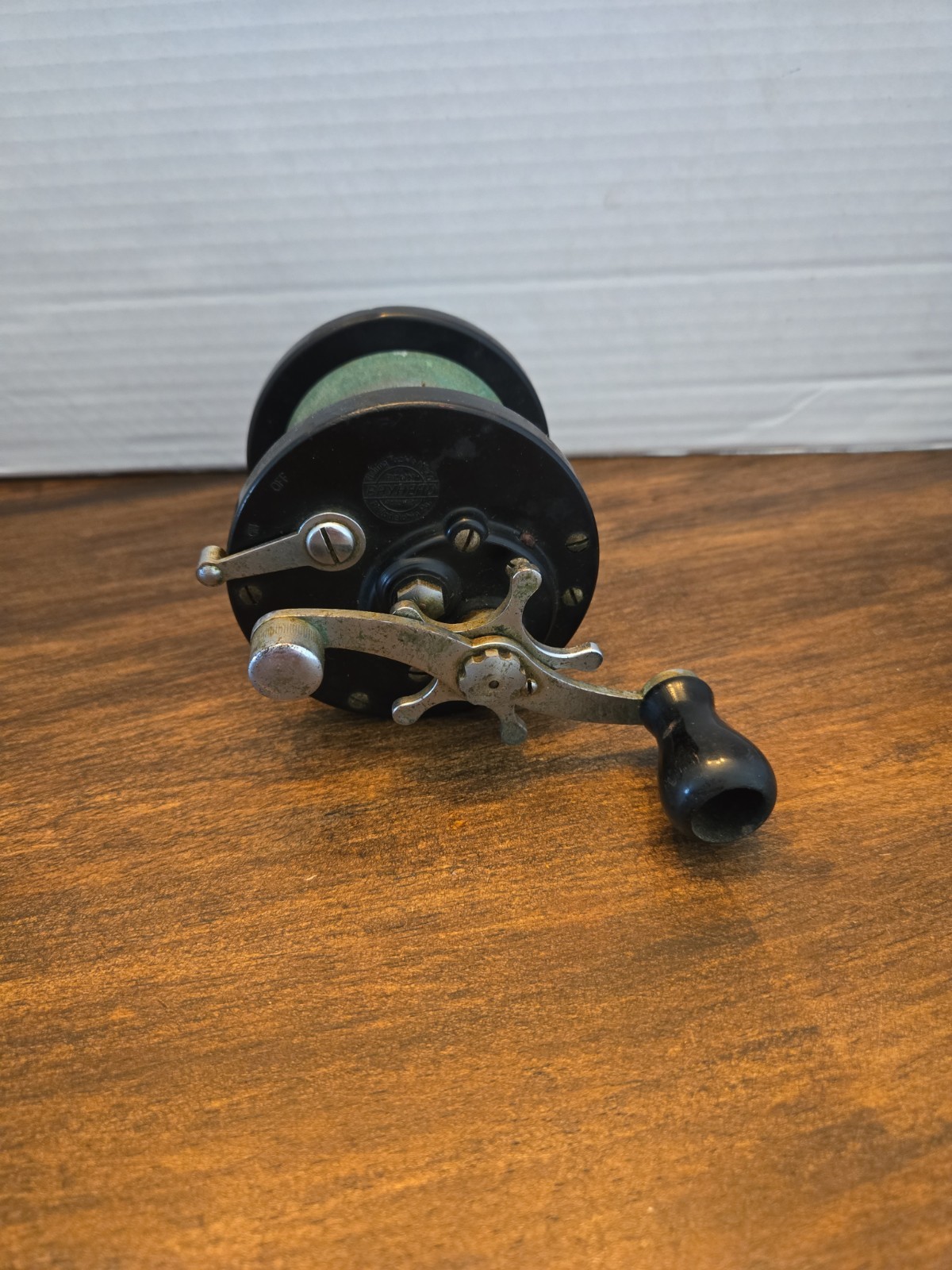 RARE Pre-WWII Vintage Penn Bayhead No. 107 Conventional Reel 250 YD Lighthouse