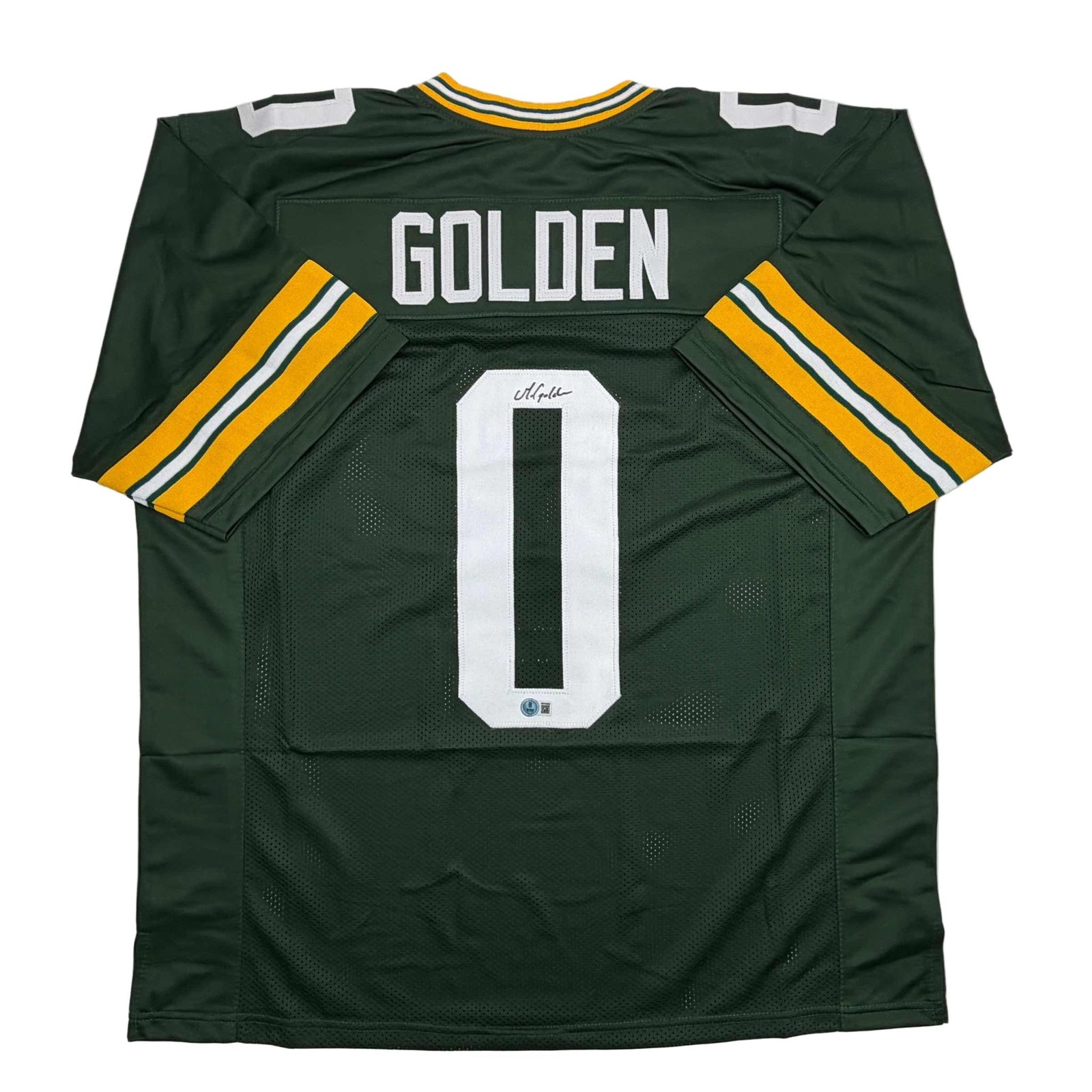 Autographed/Signed Matthew Golden Green Bay Green Jersey Beckett BAS COA