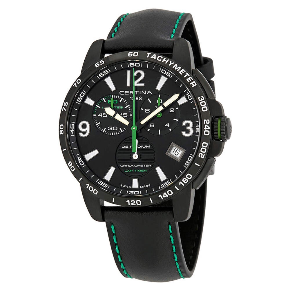 DS Podium Lap Timer PVD Black Dial / Black Case Black Dial Wristwatch C034453360