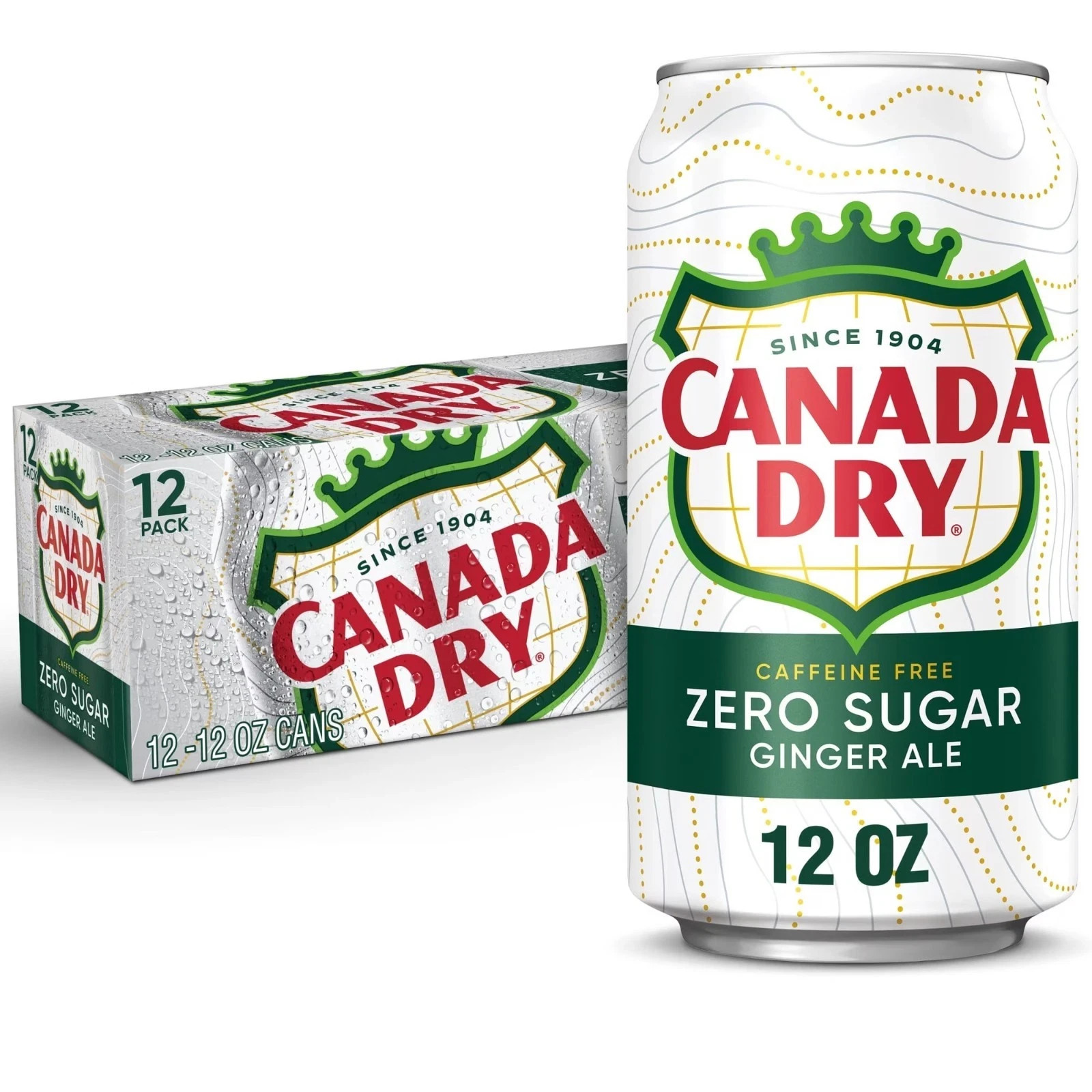 Canada Dry Zero Sugar Ginger Ale Soda, 12 fl oz cans, 12 pack-free shipping Canada Dry Zero Sugar Ginger Ale Soda, 12 fl oz cans, 12 pack-free shipping