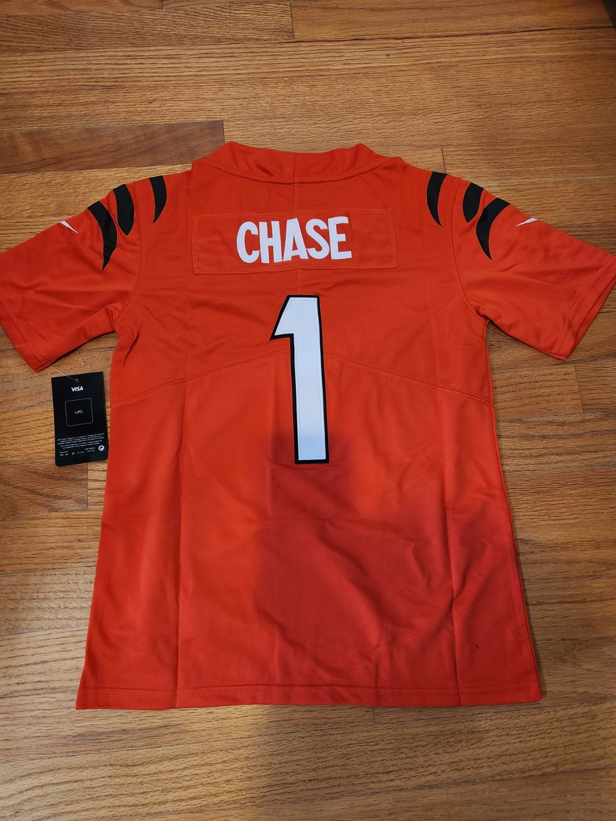 NWT adult customized bengals #1 ja'marr chase S-3xL stitched orange old season NWT adult customized bengals #1 ja'marr chase S-3xL stitched orange old season