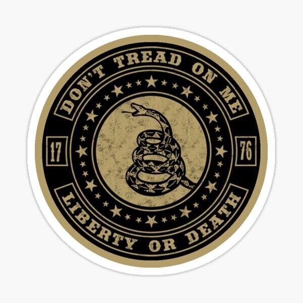 Don't Tread On Me 1776 Sticker Decal