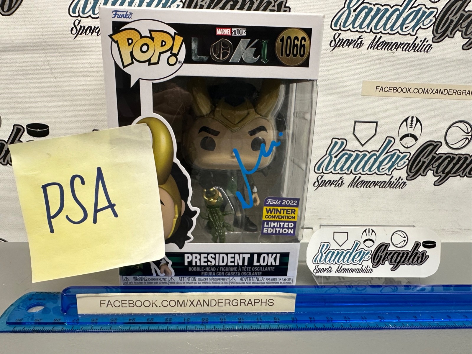 MATT DAMON THOR THESPIAN LOKI RAGNAROK 242 SIGNED AUTOGRAPHED FUNKO POP-PSA COA