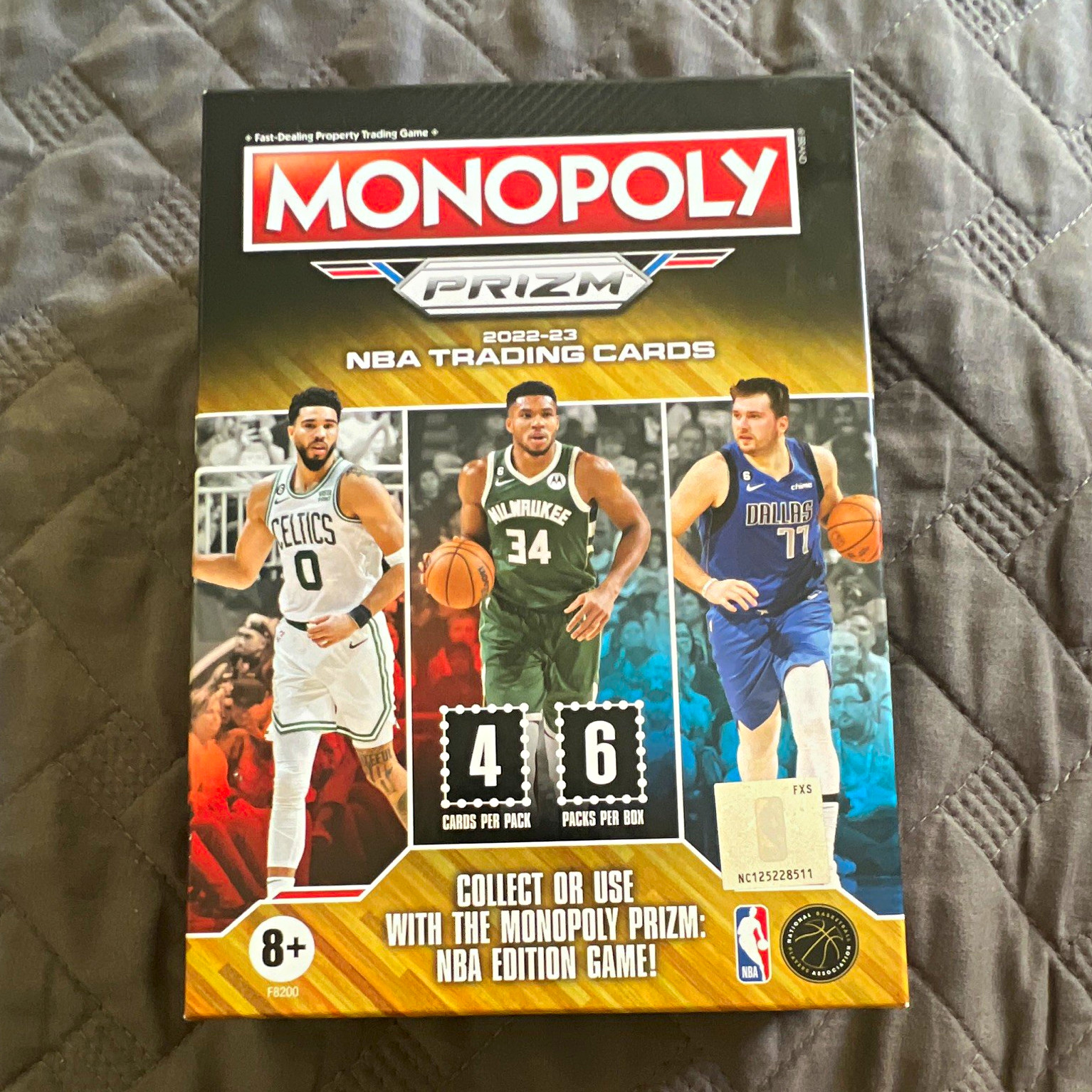 Panini 2022-23 Monopoly Prizm Basketball NBA Box Parallel 24 Cards F8200 Panini 2022-23 Monopoly Prizm Basketball NBA Box Parallel 24 Cards F8200