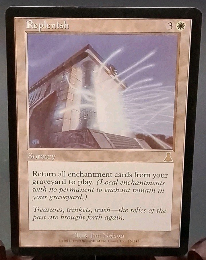 Replenish Urza\'s Destiny MTG Regular Lightly Played #1 (CD1968) Replenish Urza\'s Destiny MTG Regular Lightly Played #1 (CD1968)