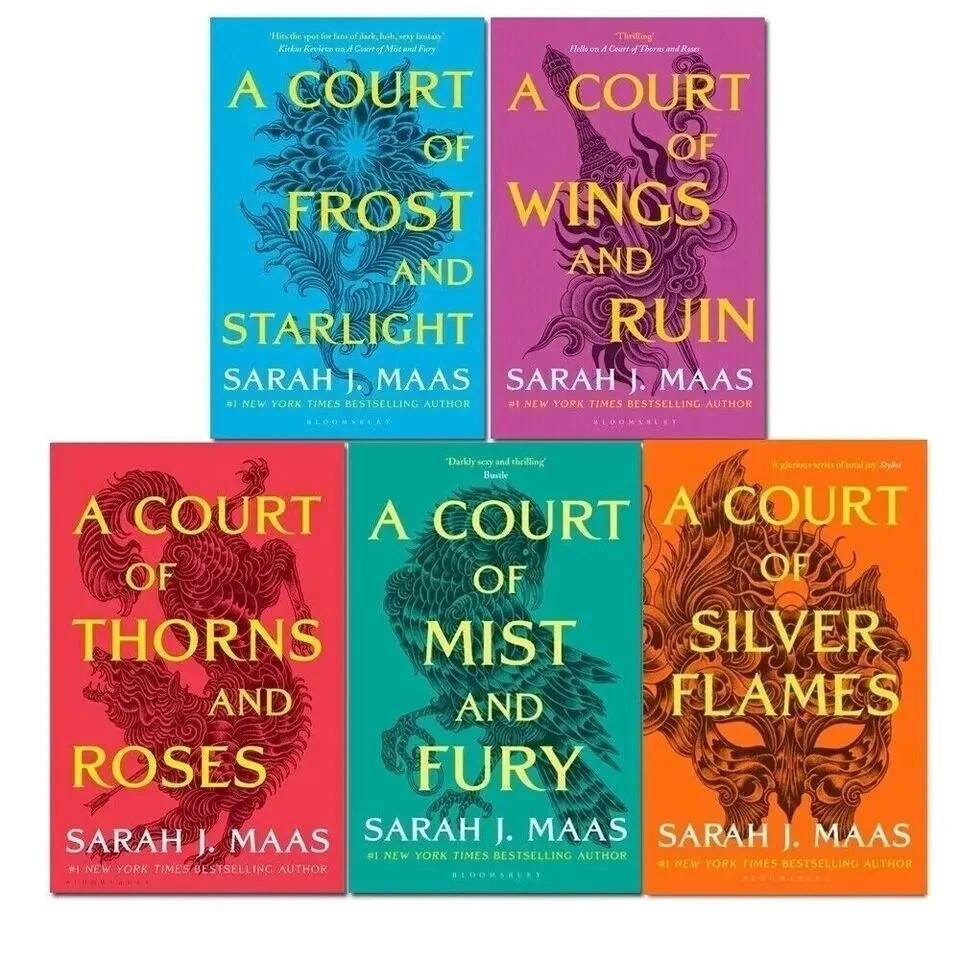 Sarah J. Maas 5 Books Collection Set A Court of Thorns and Roses Series, PB Sarah J. Maas 5 Books Collection Set A Court of Thorns and Roses Series, PB
