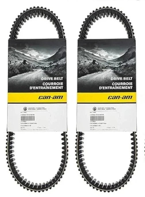 2 Pack Can-Am OEM Drive Belt 2016-2020 Defender/Maverick 422280654 422280656