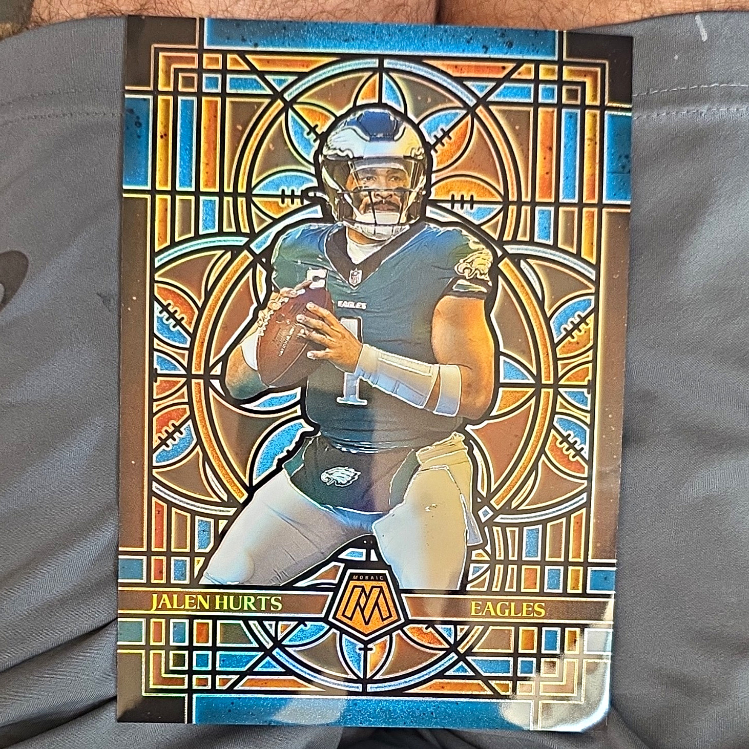 Panini Mosaic Football Prizm Insert Jalen Hurts Eagles Card #20 2025 Panini Mosaic Football Prizm Insert Jalen Hurts Eagles Card #20 2025