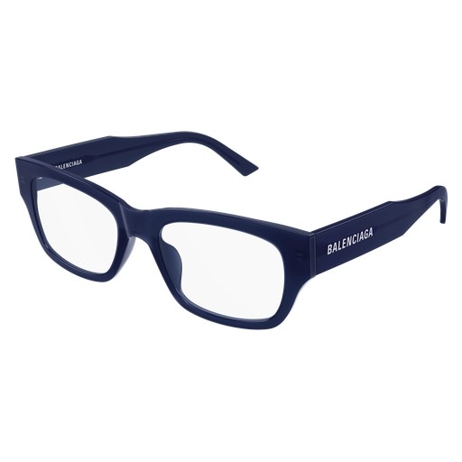 NEW Balenciaga BB 0450O Eyeglasses 004 BLUE 100% AUTHENTIC