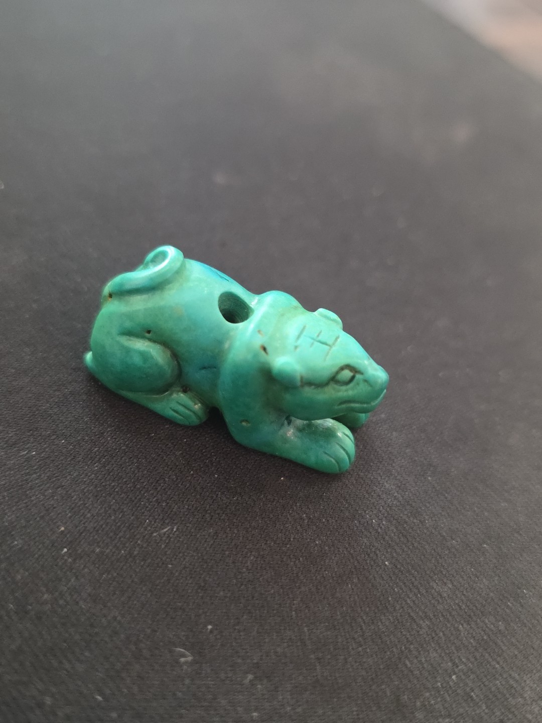 Chinese Antique Turquoise Pendant, Tibet Chinese Antique Turquoise Pendant, Tibet