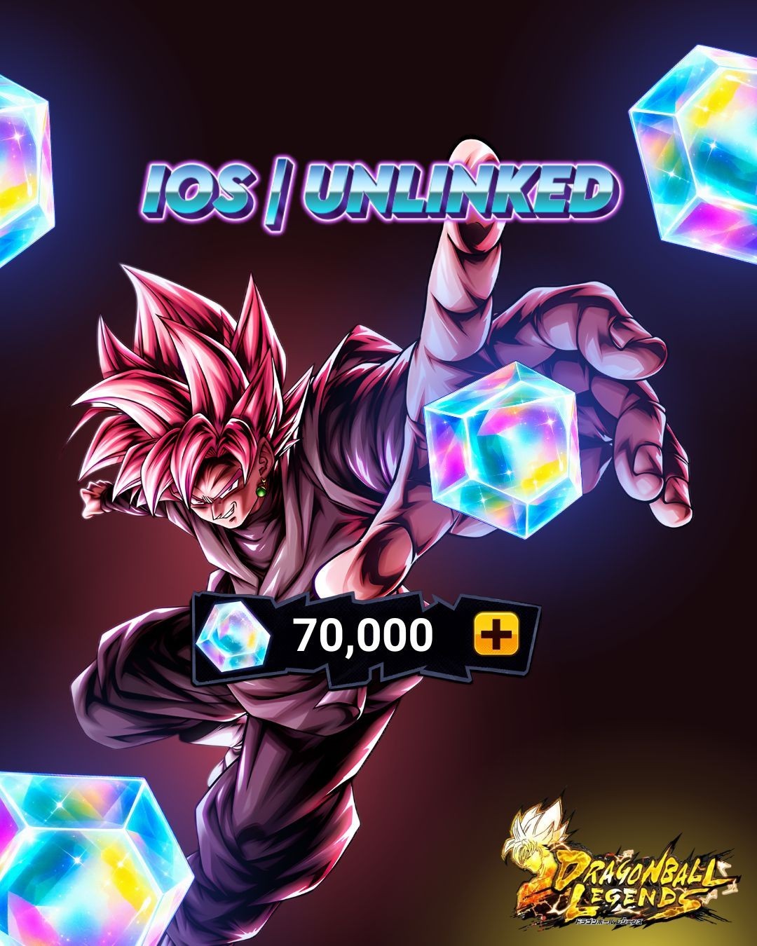Dragon Ball Legends [IOS/Global] 70.000-200.000 CC | Bandai ID Link | Pick Out