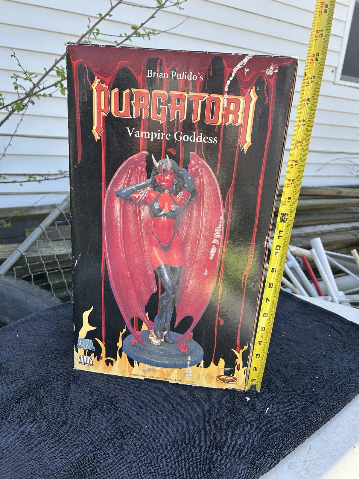Select Purgatori Vampire Goddess Hand Painted Resin Figurine 12in LE Signed 2000 Select Purgatori Vampire Goddess Hand Painted Resin Figurine 12in LE Signed 2000