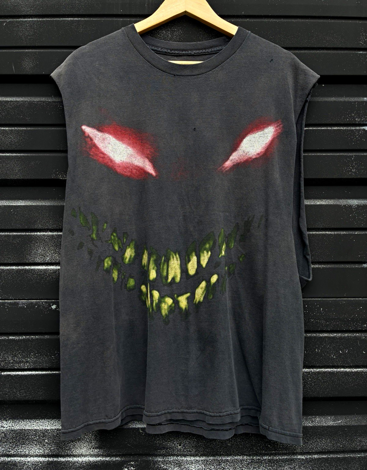 Vintage 90s 2000s Smoked Faded Disturbed Rock Band Distressed Sleeveless Shirt Vintage 90s 2000s Smoked Faded Disturbed Rock Band Distressed Sleeveless Shirt