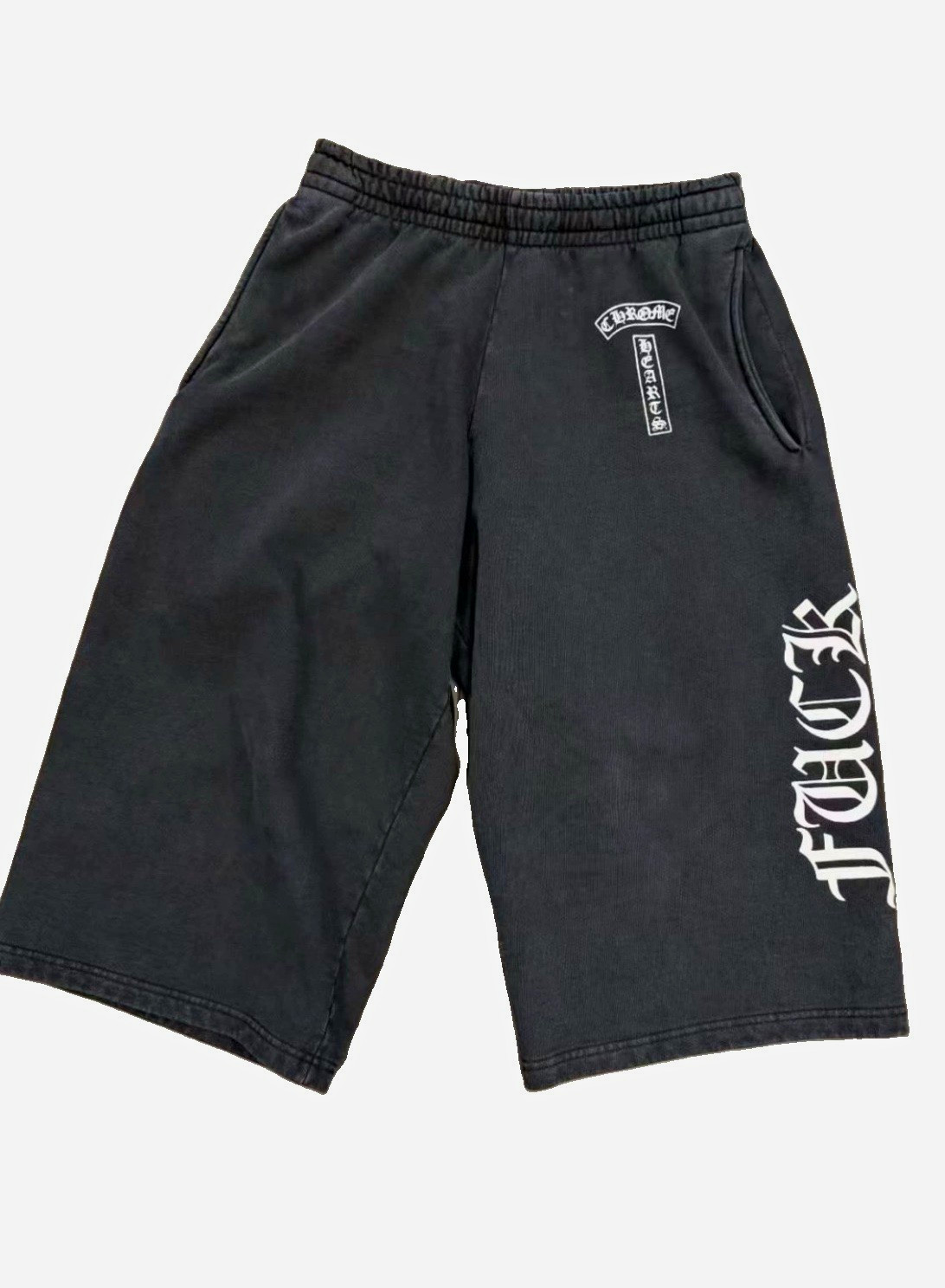 Chrome Hearts soap and water capri shorts. Chrome Hearts soap and water capri shorts.