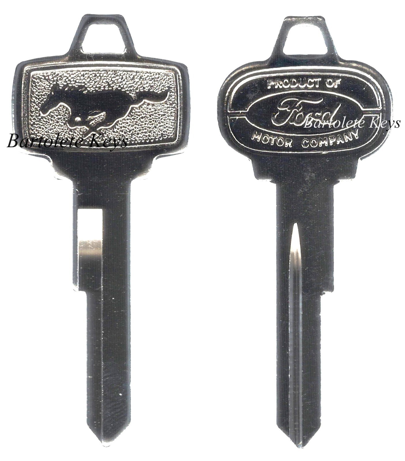 Original Old Pony Style Car Key Blank Fits 1965 1966 Ford Mustang Original Old Pony Style Car Key Blank Fits 1965 1966 Ford Mustang