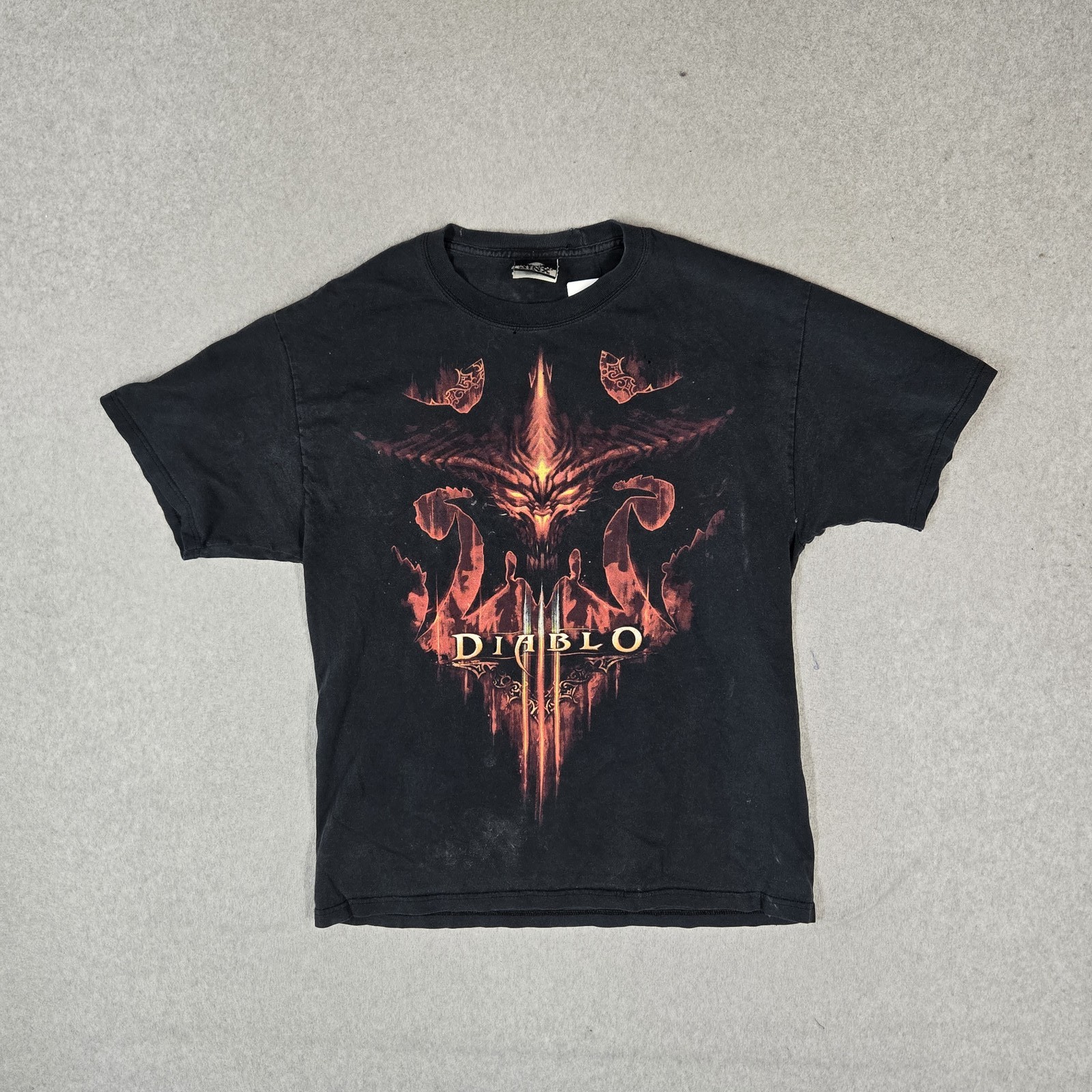 Diablo III Men Shirt L Black Blizzard Entertainment Jinx Logo Graphic Print READ