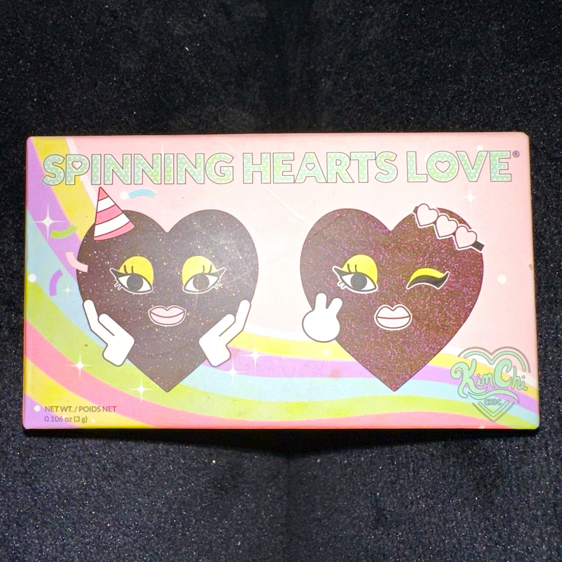 KimChi Chic Spinning Hearts Love Eyeshadow Palette Vintage Valentine’s Day KimChi Chic Spinning Hearts Love Eyeshadow Palette Vintage Valentine’s Day