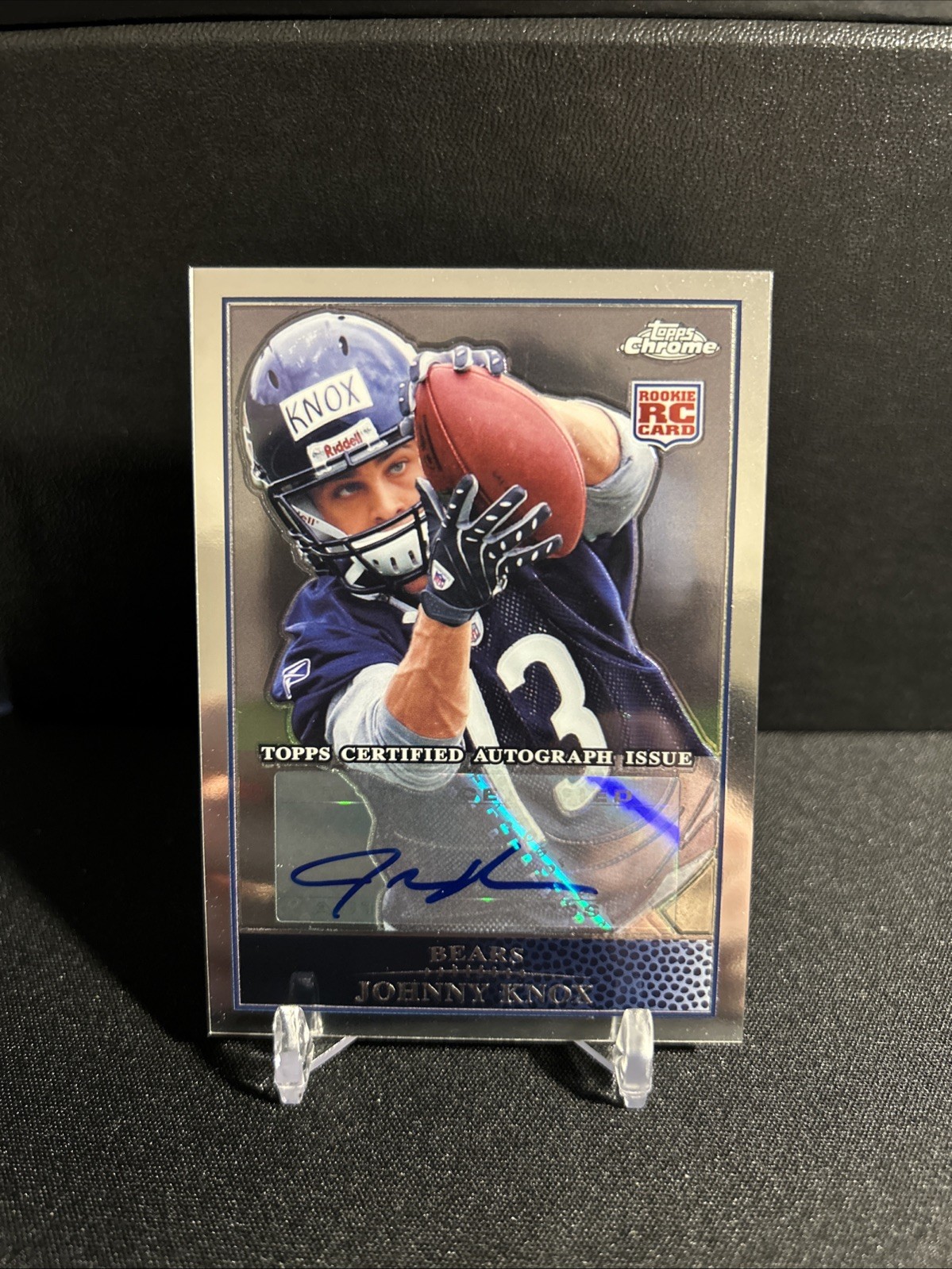 Topps Chrome 2009 Rookie Autographs Johnny Knox #TC202 Auto Chicago Bears Topps Chrome 2009 Rookie Autographs Johnny Knox #TC202 Auto Chicago Bears