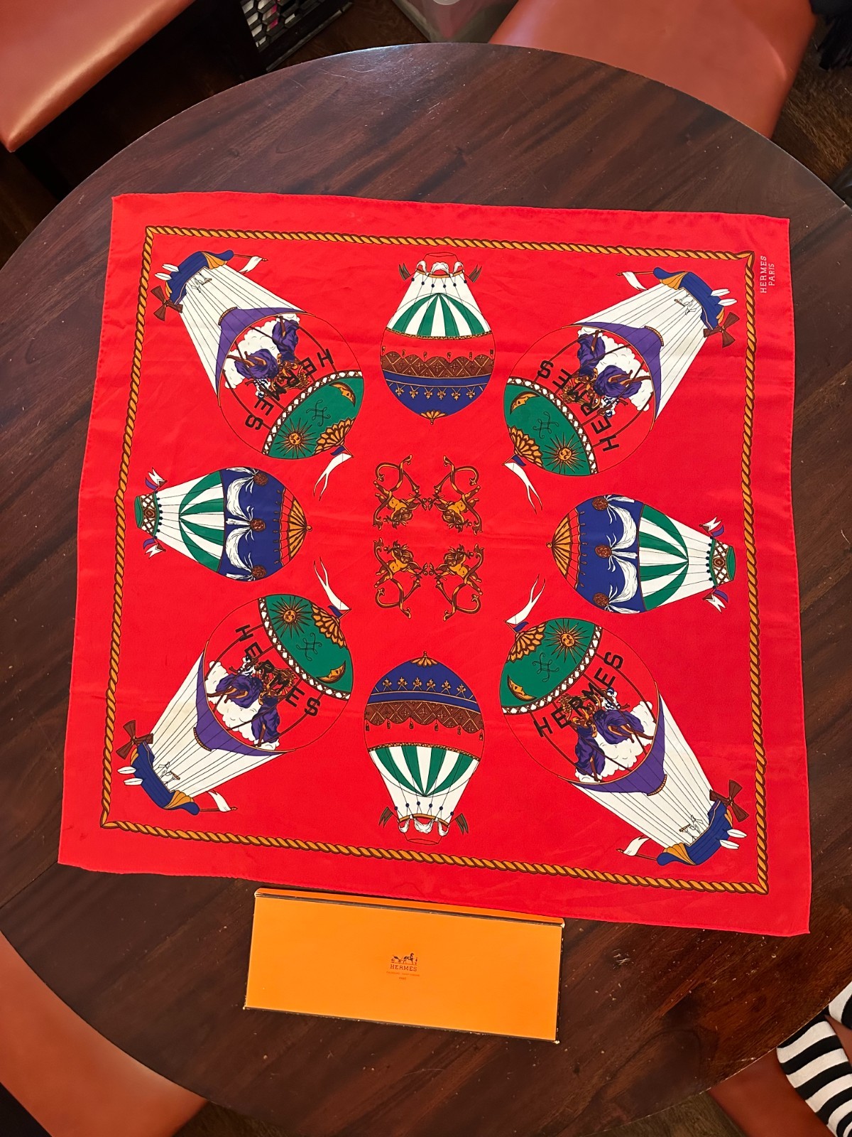 Authentic Hermès Silk Scarf \