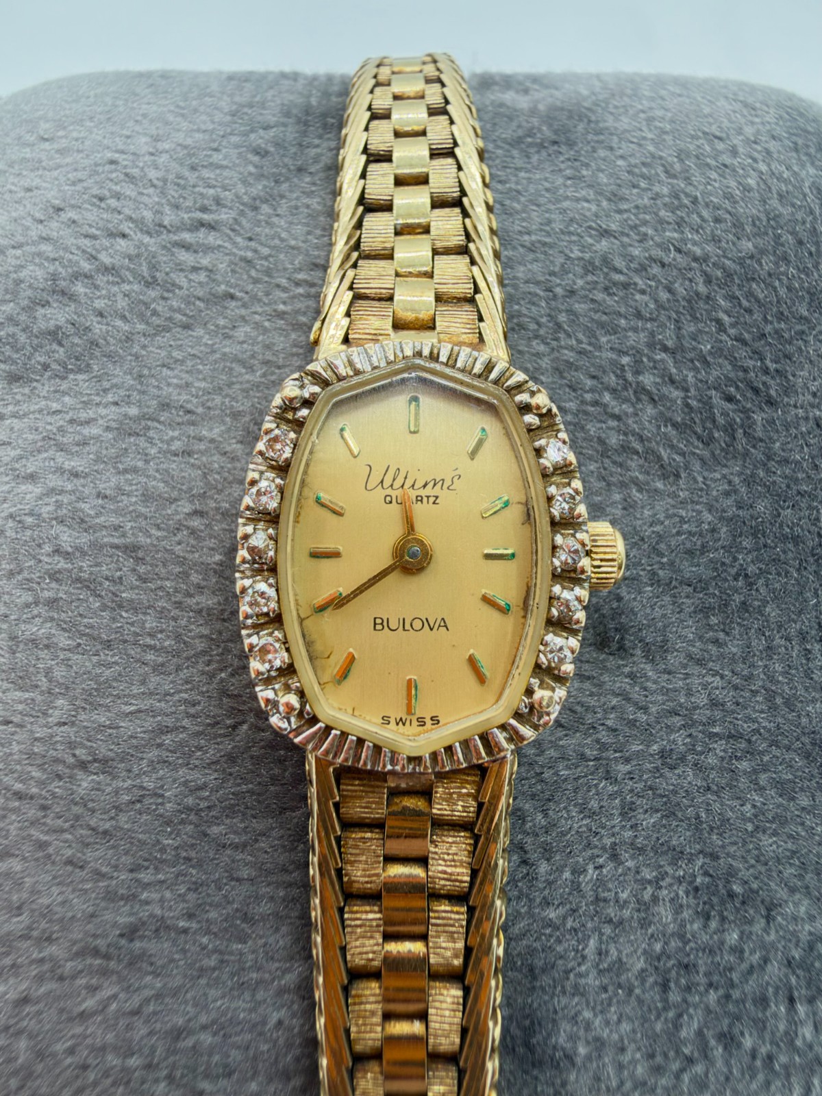 Vintage Bulova Ultime Quartz Ladies 14K Watch Swiss Vintage Bulova Ultime Quartz Ladies 14K Watch Swiss