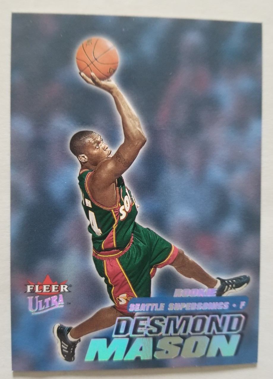 Desmond Mason 2000-01 Ultra #214 Rookie /2999 RC Desmond Mason 2000-01 Ultra #214 Rookie /2999 RC