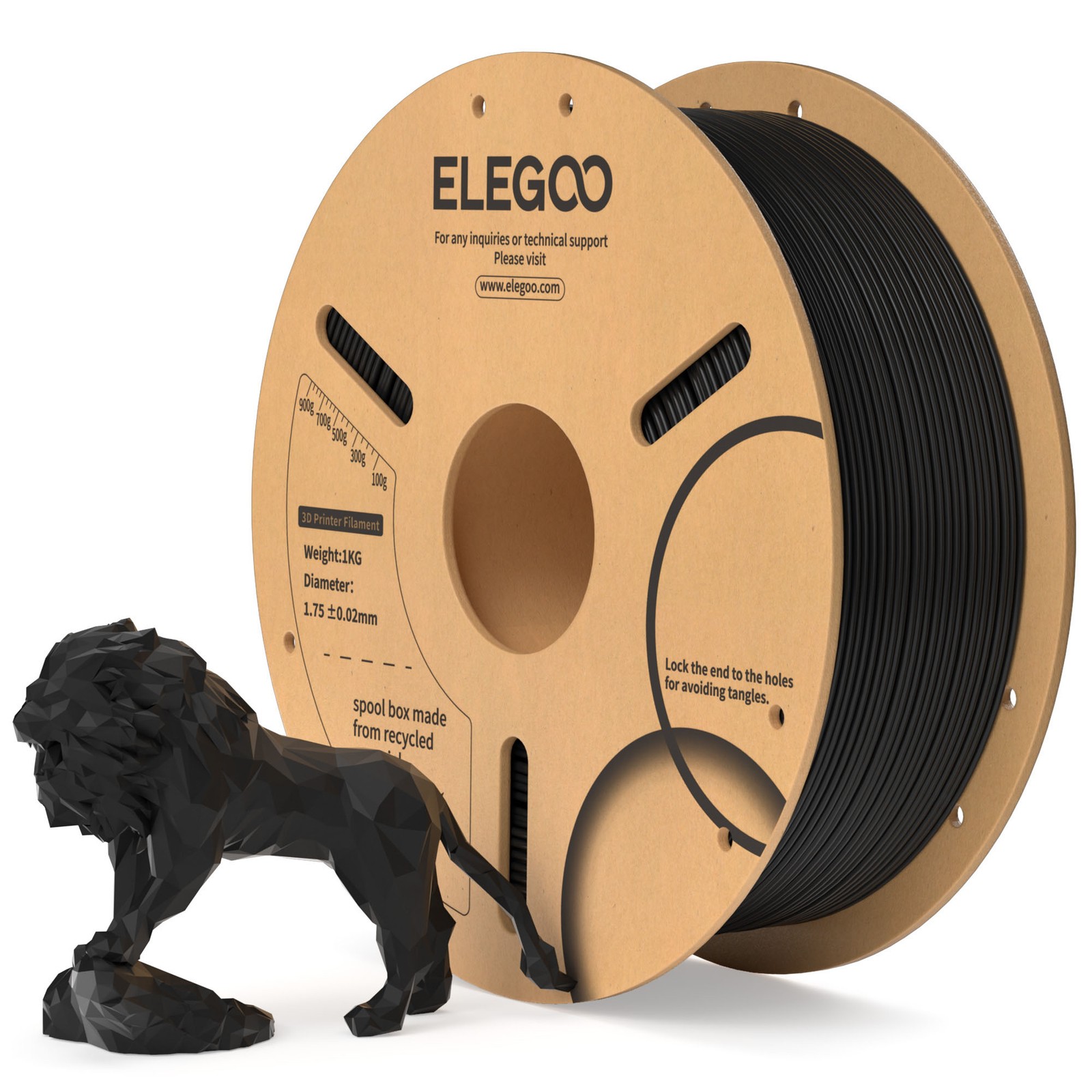 【Buy 3 Get 2 Free】ELEGOO Matte PLA ASA PLA+ PETG TPU 3D Printer Filament 1.75mm