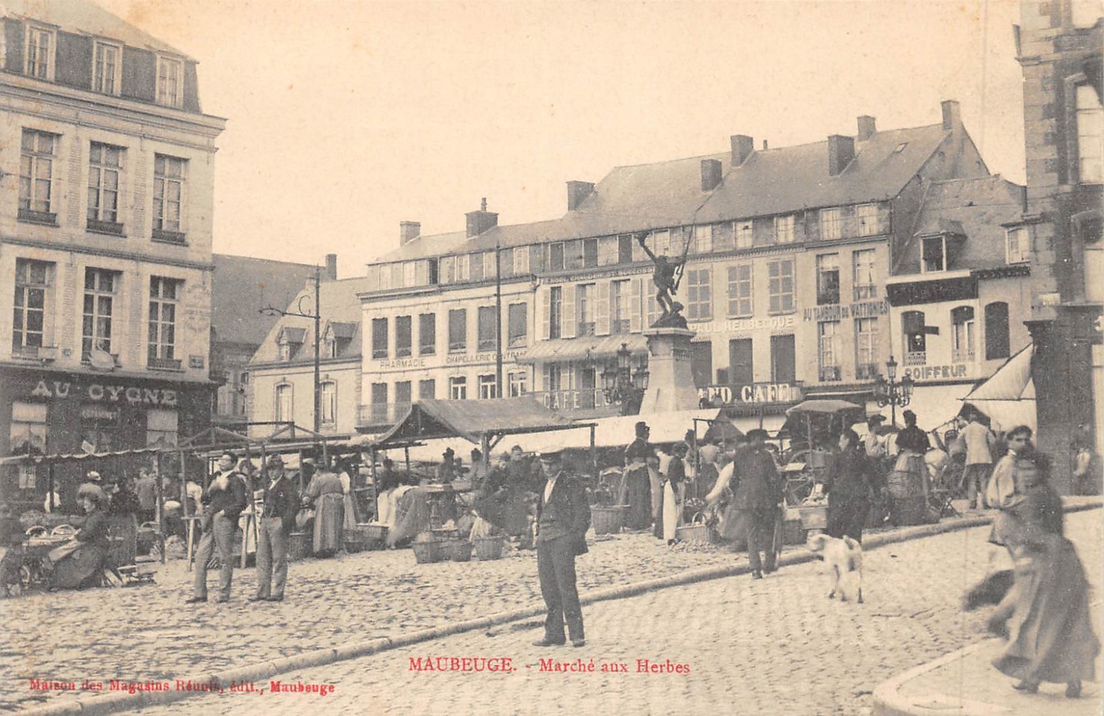 Old postcard 59 MAUBEUGE / MARCH WITH HERBS Old postcard 59 MAUBEUGE / MARCH WITH HERBS