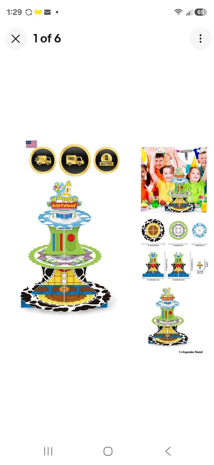 3-Tier Cartoon Story Cupcake Stand,Toy Theme Birthday Decoration Party Supplies 3-Tier Cartoon Story Cupcake Stand,Toy Theme Birthday Decoration Party Supplies