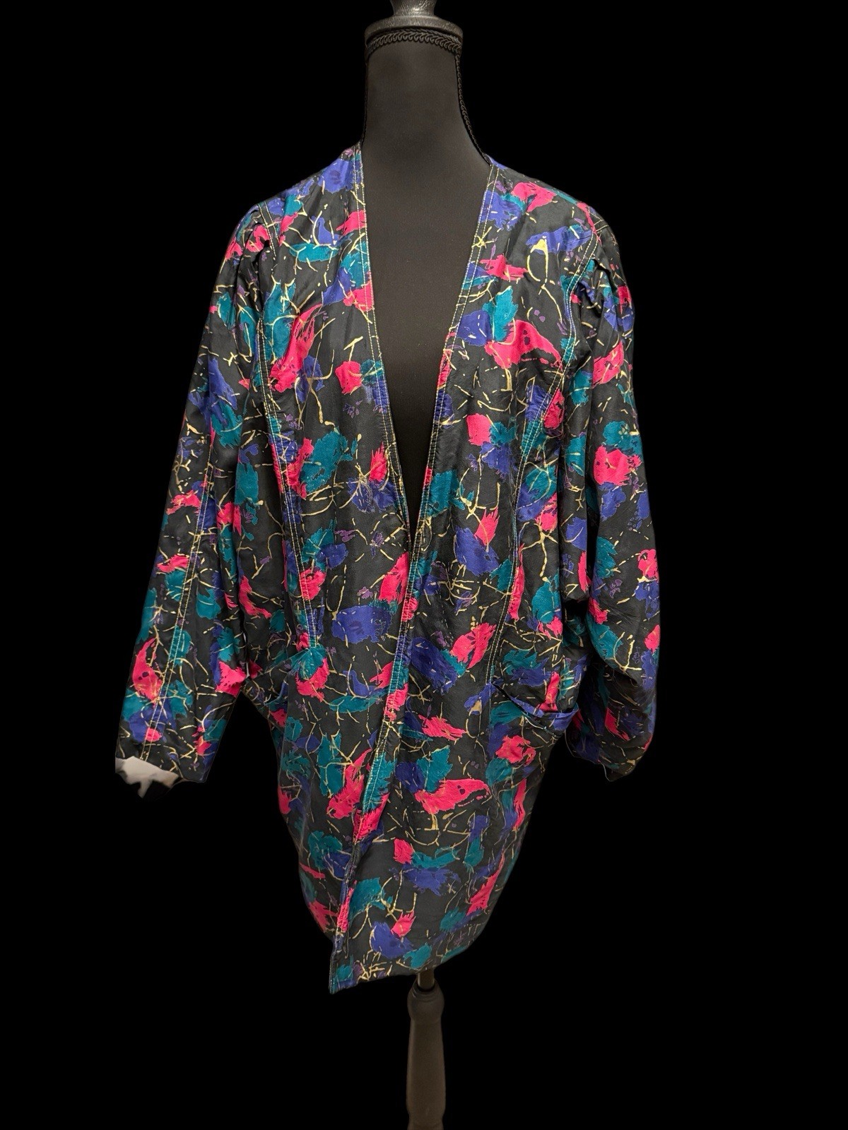 RARE Sue Jay Thai Silk Vintage Jacket RARE Sue Jay Thai Silk Vintage Jacket