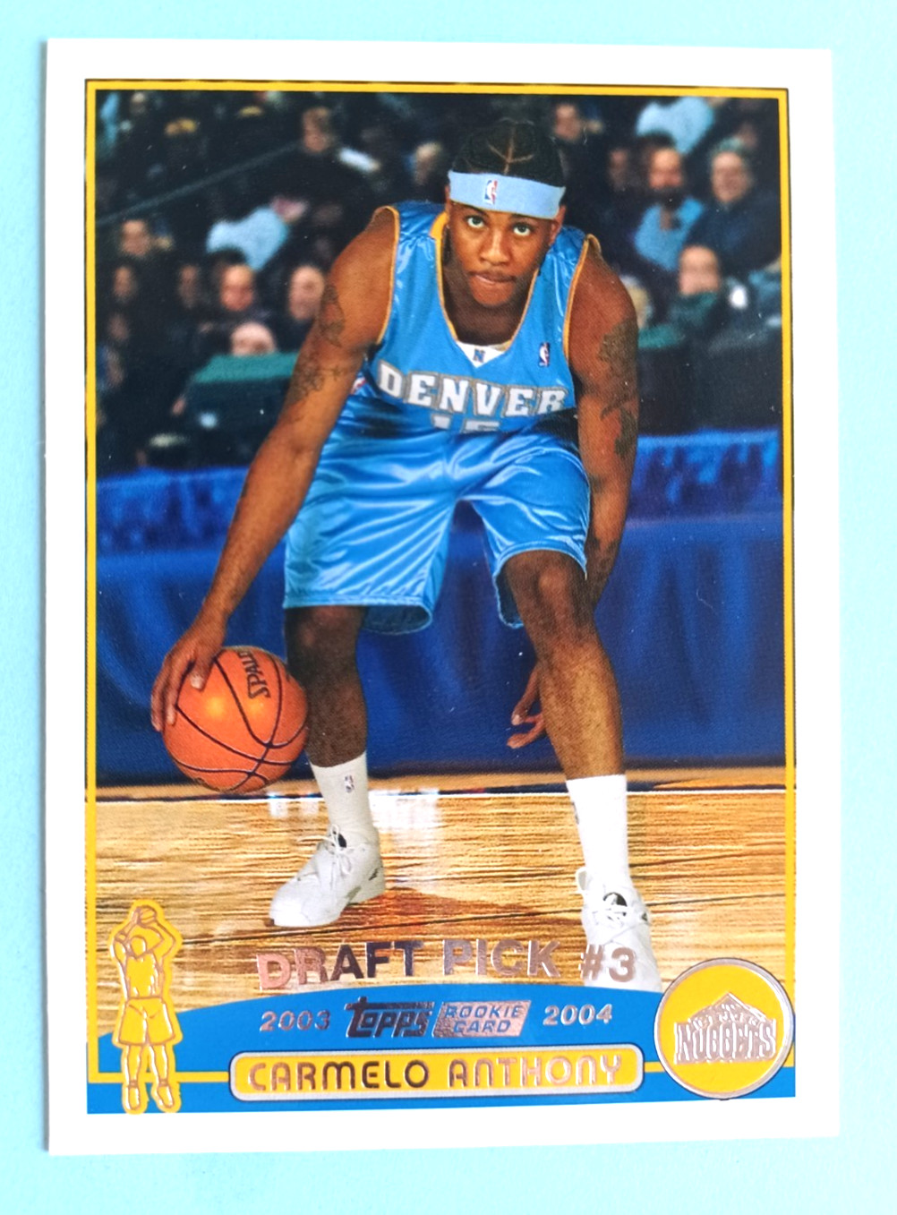 2003-04 TOPPS CARMELO ANTHONY #223 RC ROOKIE DENVER NUGGETS CLEAN CENTERED