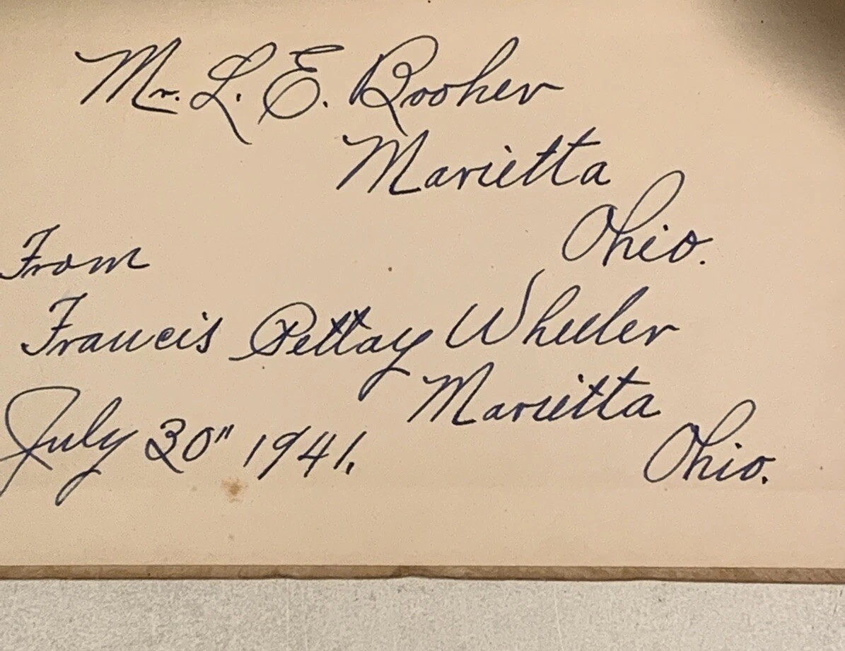 1941 McGuffey Third Eclectic Reader - Federation Meeting Inscribed Marietta OH