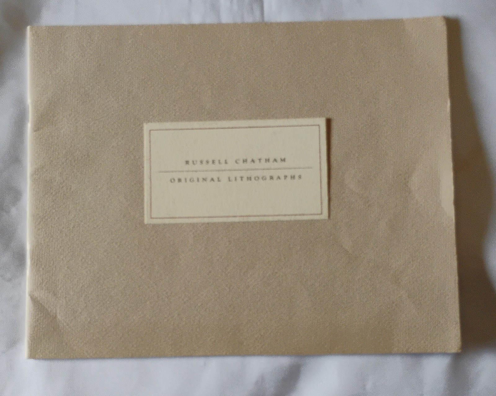 Vintage 1993 Russell Chatham Original Lithographs Exhibition Catalog Vintage 1993 Russell Chatham Original Lithographs Exhibition Catalog