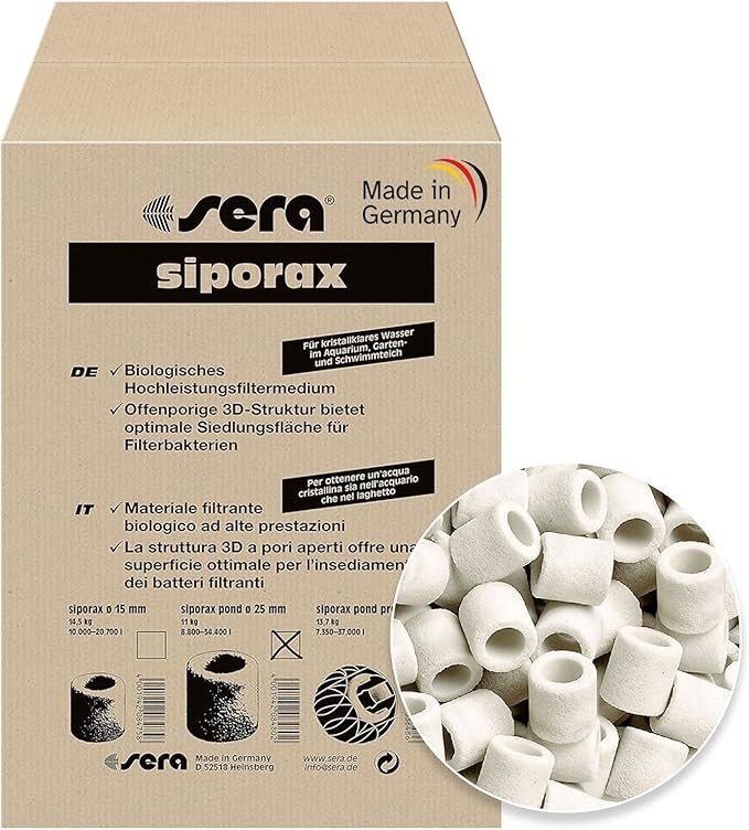1 LITER 25MM PREMIUM PROFESSIONAL SIPORAX AQUARIUM FISH TANK POND FILTER MEDIA
