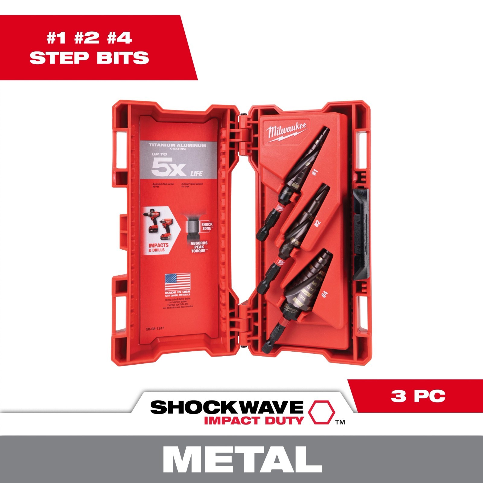 Milwaukee 48-89-9257 SHOCKWAVE Impact Duty Electrical Kit (#1, #4, #9)