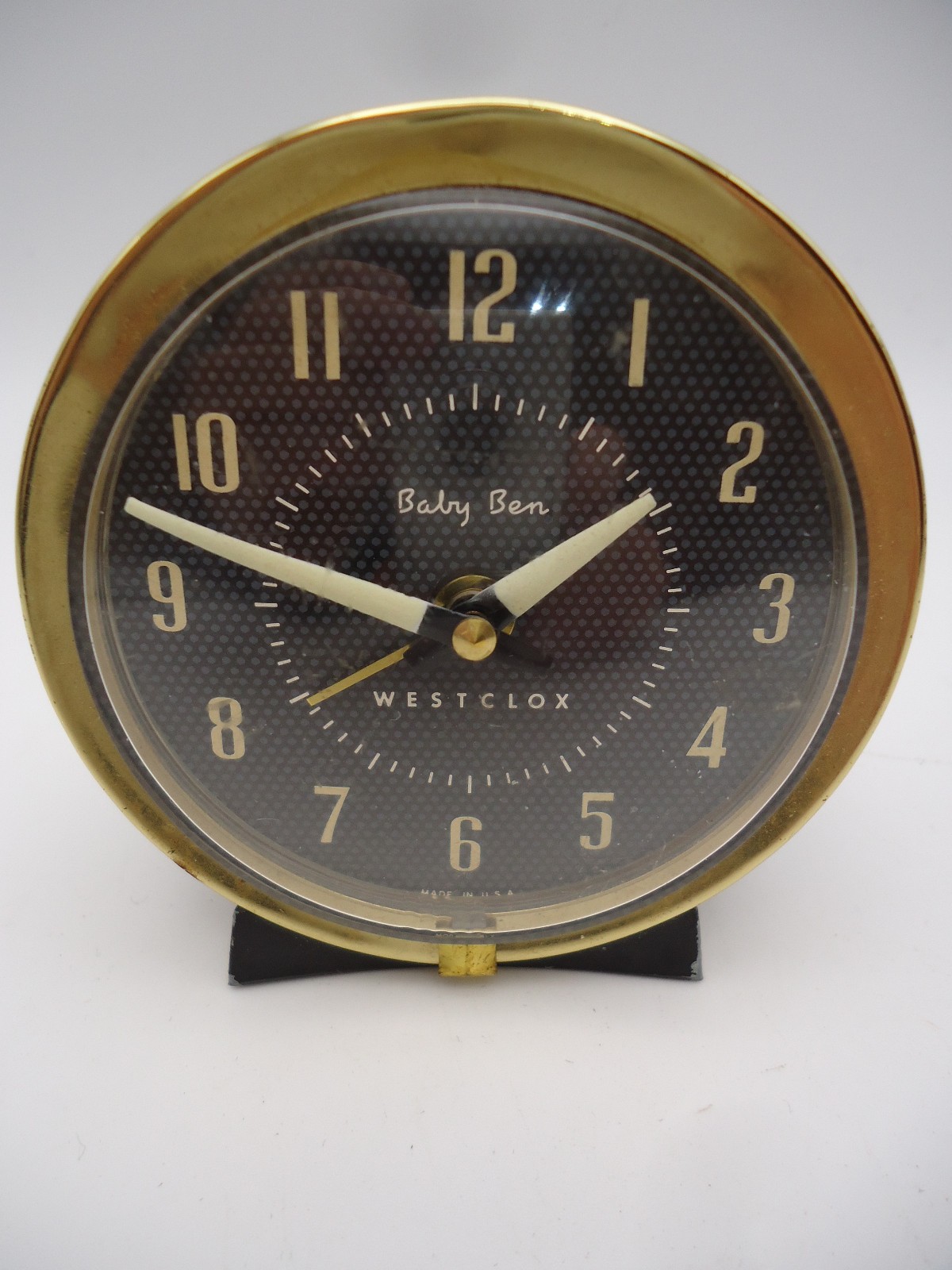 OLD SCHOOL VINTAGE WESTCLOX BABY BEN WIND-UP ALARM CLOCK, WORKS OLD SCHOOL VINTAGE WESTCLOX BABY BEN WIND-UP ALARM CLOCK, WORKS
