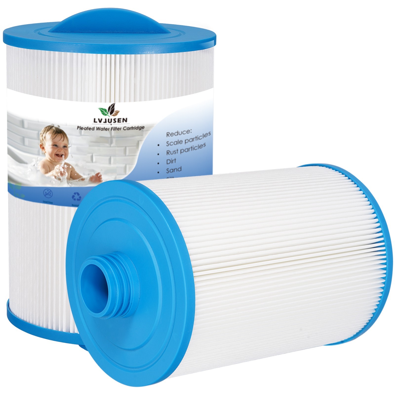 2pcs Spa Filter Replacement for Pleatco Pure PWW50P3 Unicel 6CH-940 FC-0359