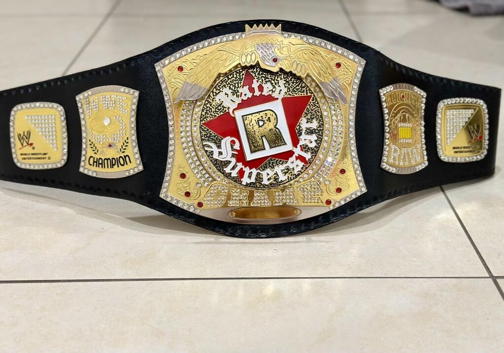 Edge Rated R Spinner Heavyweight Championship belt Replica Adult size 2mm Edge Rated R Spinner Heavyweight Championship belt Replica Adult size 2mm