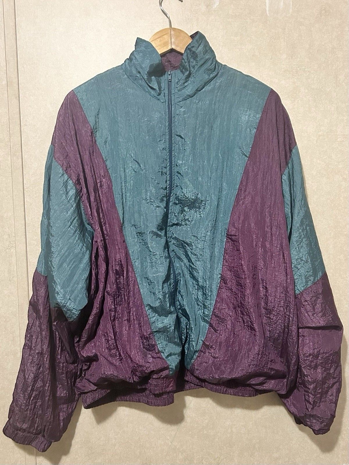 Vintage Bahama Bay Club Windbreaker Purple & Teal Zipup Size XL 90s 80s Retro Vintage Bahama Bay Club Windbreaker Purple & Teal Zipup Size XL 90s 80s Retro