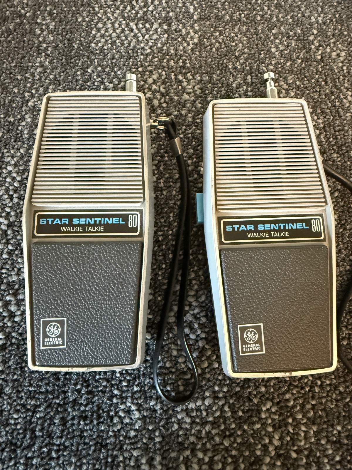 Vintage General Electric GE Star Sentinel Walkie Talkies 1972 YS71100- Working