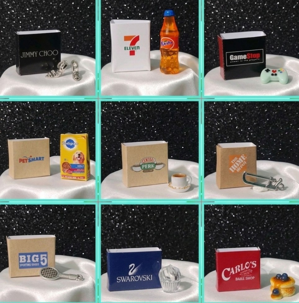 Miniature Dollhouse Accessories / 20 RANDOM BAGS WITH ACCESSORIES