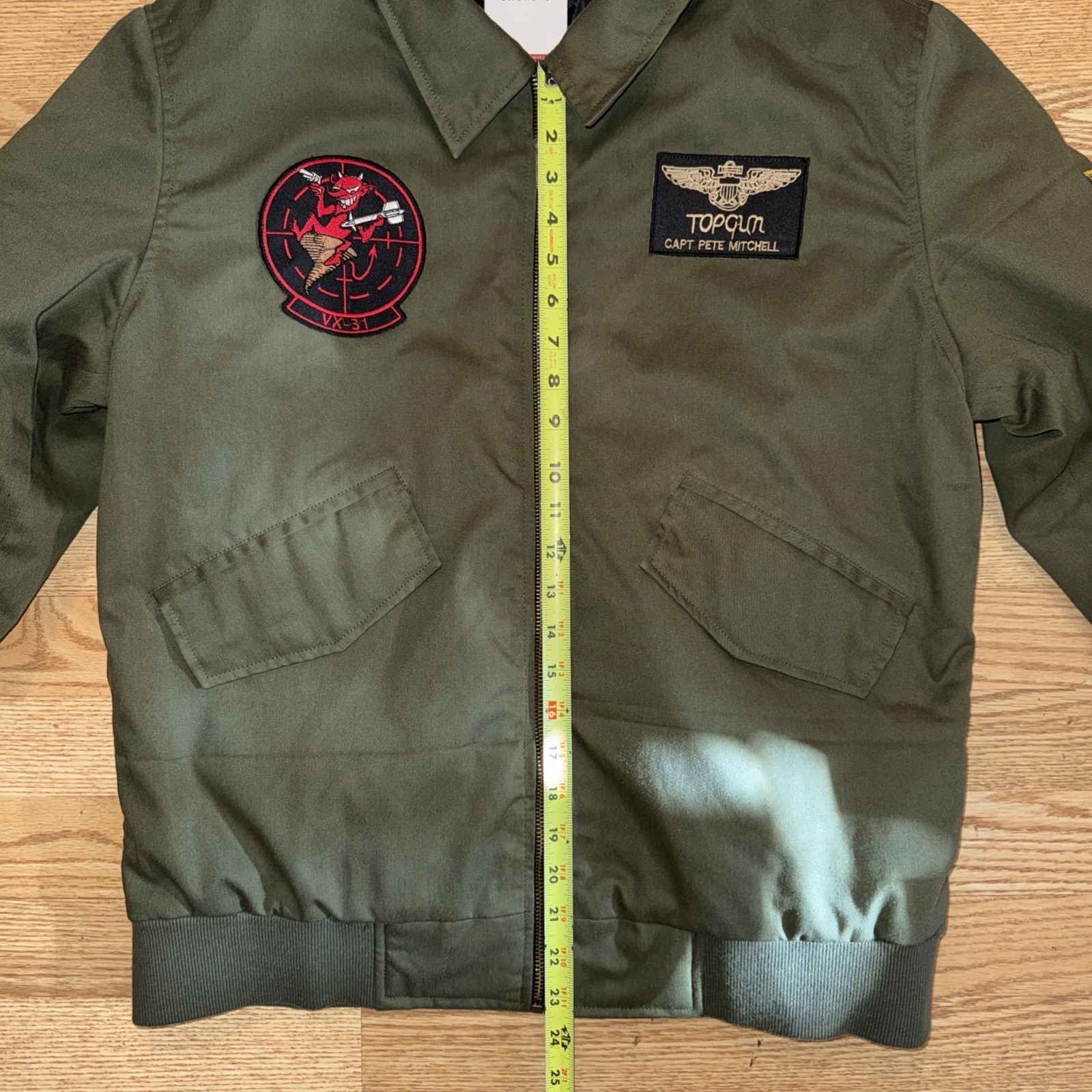 Top Gun 2 Maverick Mens Cotton Jacket Tom Cruise Flight Bomber Jet Pilot L Large