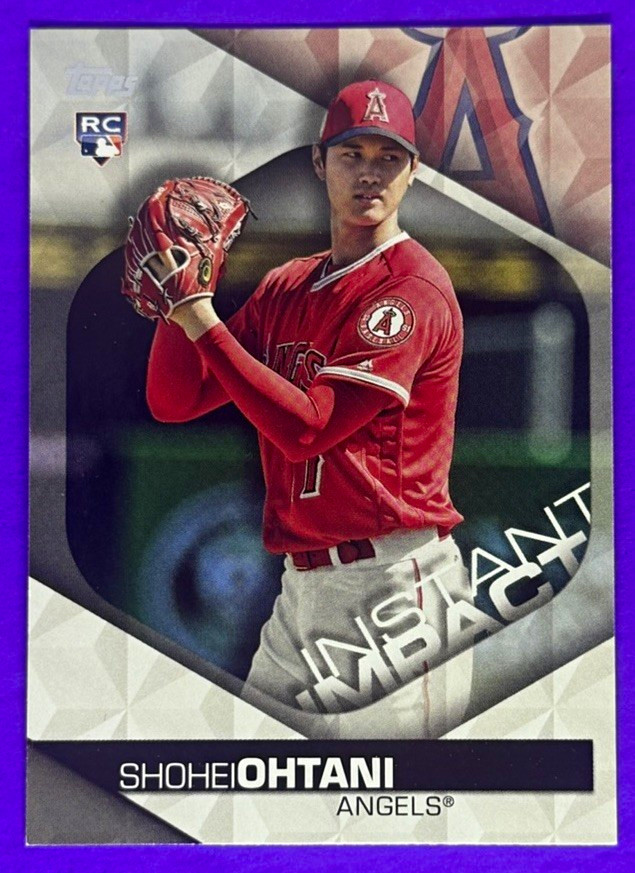 Topps 2018 Instant Impact Shohei Ohtani RC #II-7 Los Angeles Angels Topps 2018 Instant Impact Shohei Ohtani RC #II-7 Los Angeles Angels