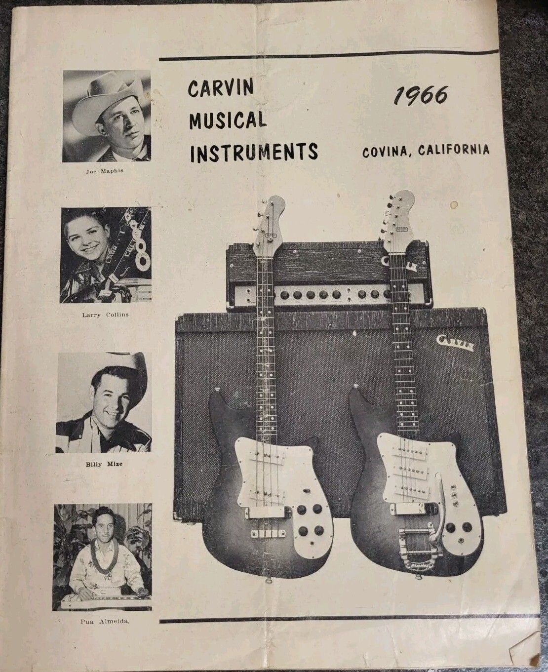 Rare 1966 Carvin Music Instruments Catologue, Covina California 