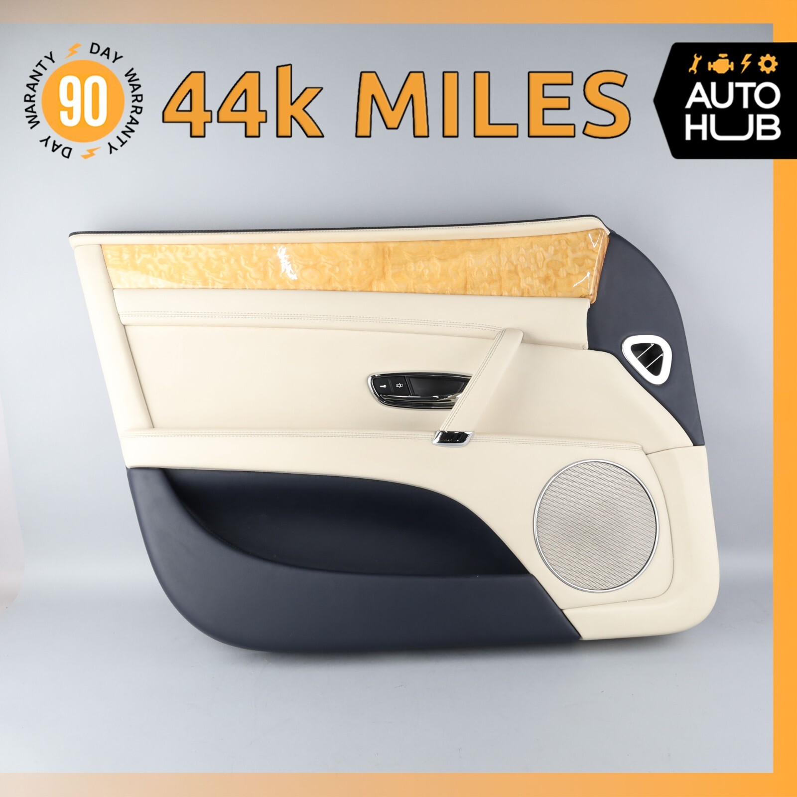 14-18 Bentley Flying Spur Front Left Driver Side Interior Door Panel OEM 44k 14-18 Bentley Flying Spur Front Left Driver Side Interior Door Panel OEM 44k