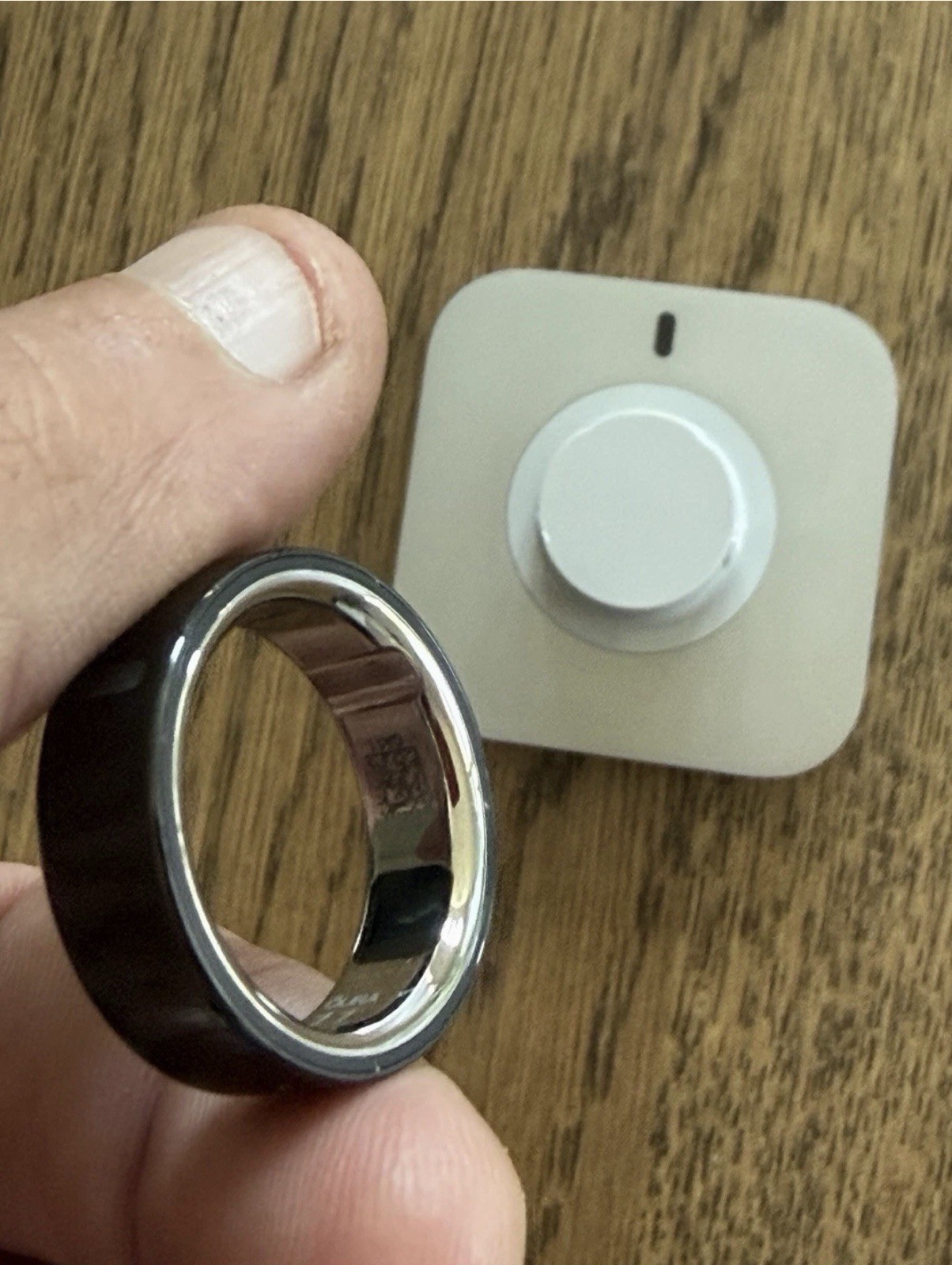 Oura Ring Activity Tracker - Black Size 11 - Ring + Charging Dock. No box. New. Oura Ring Activity Tracker - Black Size 11 - Ring + Charging Dock. No box. New.
