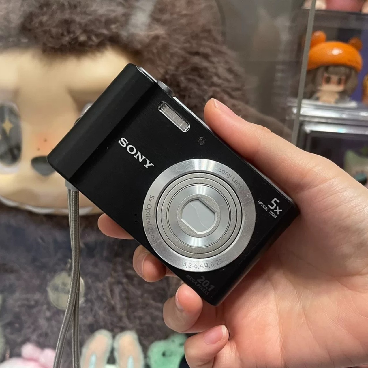 Sony Cyber-shot DSC-W800 20.1 MP 5x Optical Zoom Digital Camera Black Tested