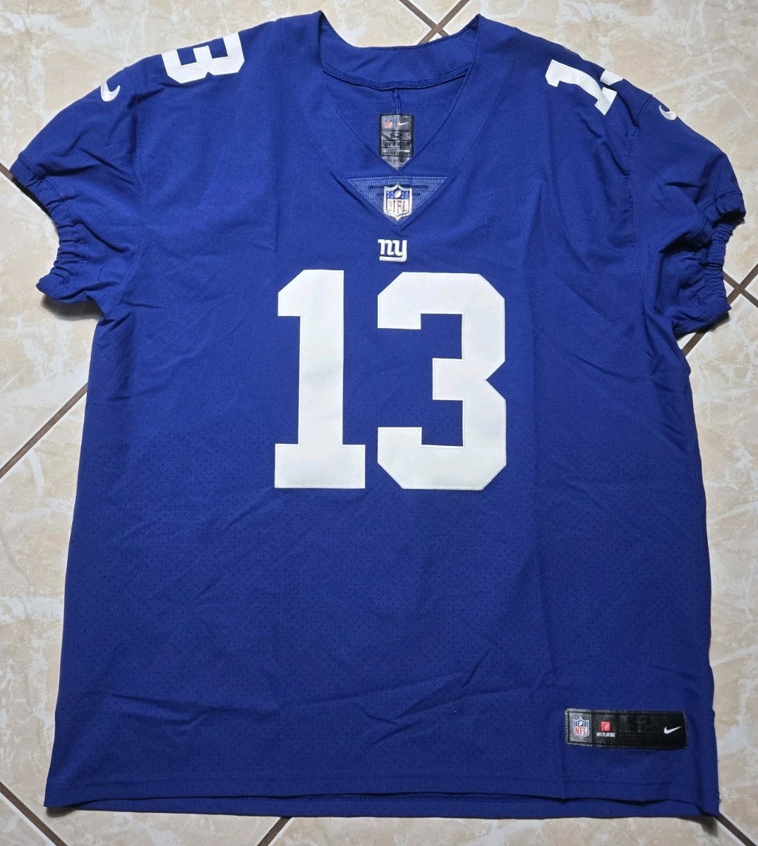 Nike Odell Beckham Jr New York Giants Vapor FUSE Elite Jersey Mens Size 52 XL