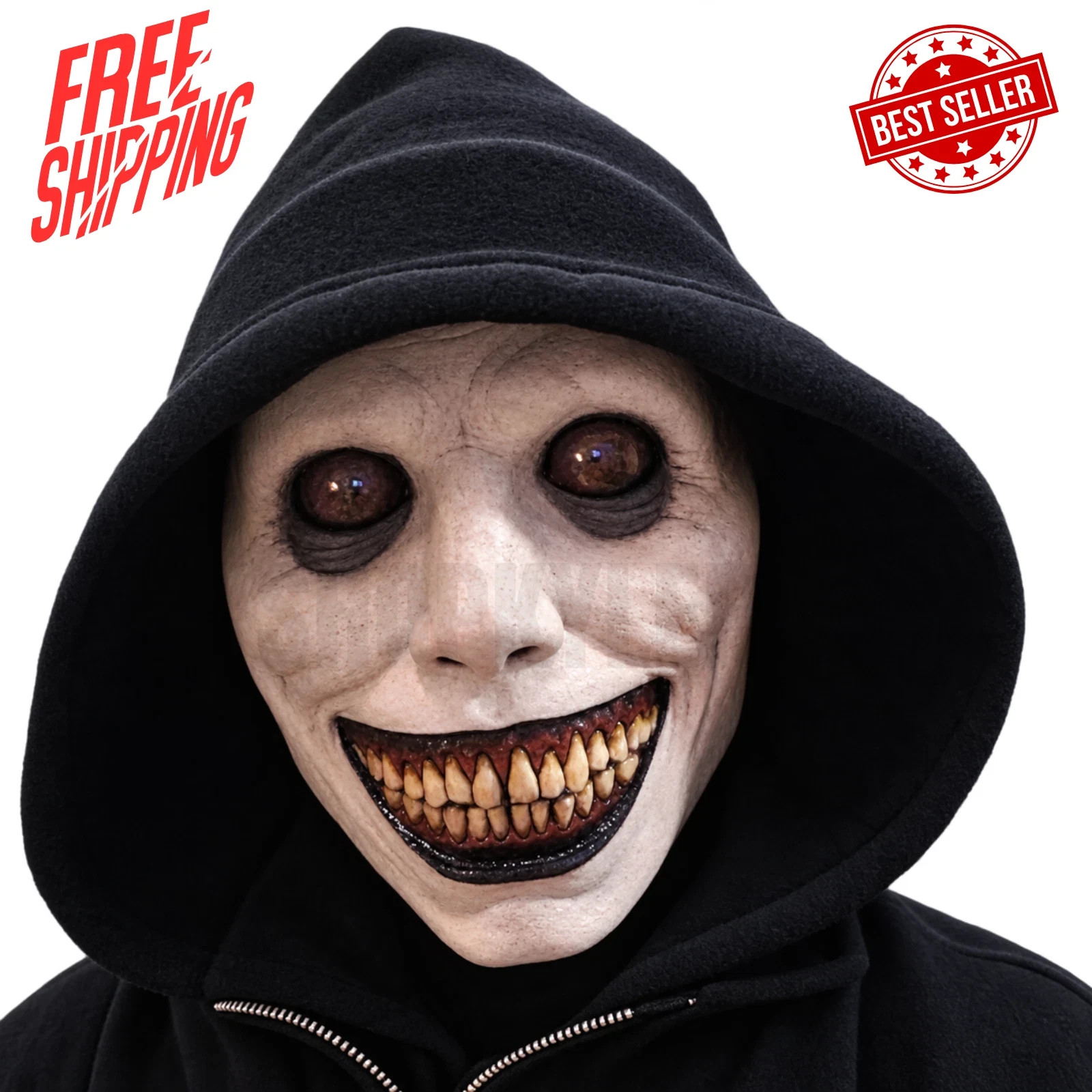 Halloween Demon Face Mask Scary Horror Cosplay Costume Party Prop