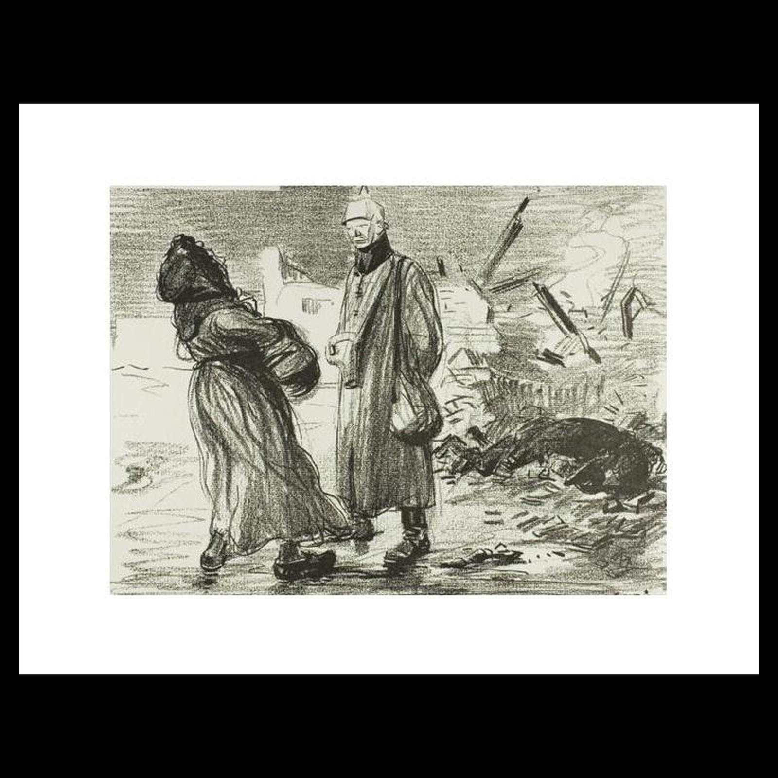 Forain - La Reconnaissance. - Mais je vous reconnais Vous etiez notre contremai