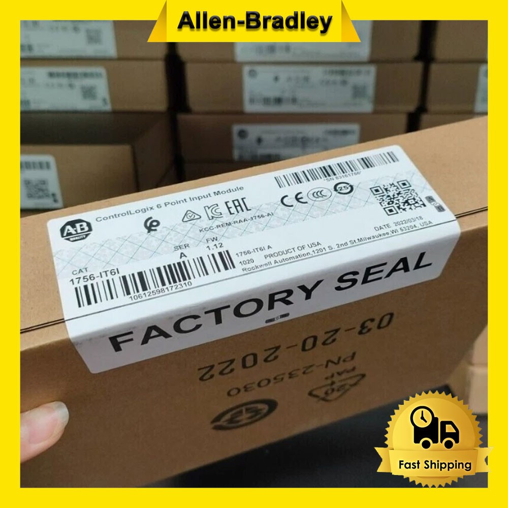 New Factory Sealed AB 1756-IT6I SER A Analog Isolated Input Thermocouple Module